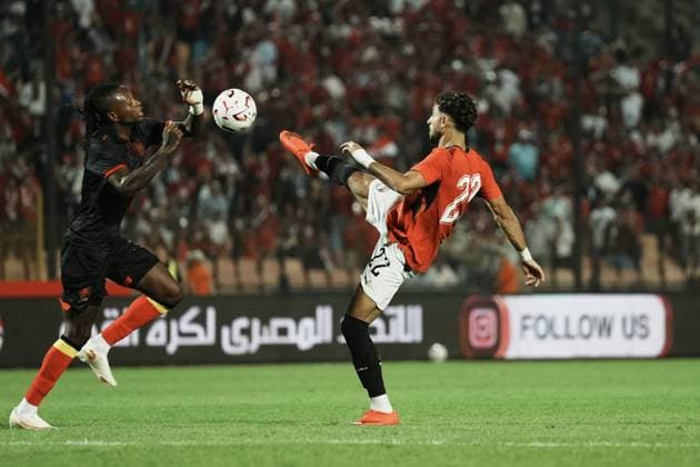 Egypt v Angola - 2027 Africa Cup of Nations CAIRO, EGYPT - SEPTEMBER 25: Egypt national team, Nationalteam player Omar Marmoush during the 2027 Africa Cup of Nations qualifying Group B match between Egypt and Angola at Cairo International Stadium in Cairo, Egypt, on September 25, 2026. Fareed Kotb Anadolu Cairo Egypt. Editorial use only. Please get in touch for any other usage.  Copyright: x2026xAnadoluxFareedxKotbx