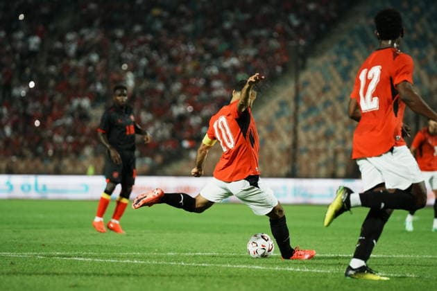 Egypt v Angola - 2027 Africa Cup of Nations CAIRO, EGYPT - SEPTEMBER 25: Egypt national team, Nationalteam player Mohamed Salah during the 2027 Africa Cup of Nations qualifying Group B match between Egypt and Angola at Cairo International Stadium in Cairo, Egypt, on September 25, 2026. Fareed Kotb Anadolu Cairo Egypt. Editorial use only. Please get in touch for any other usage.  Copyright: x2026xAnadoluxFareedxKotbx