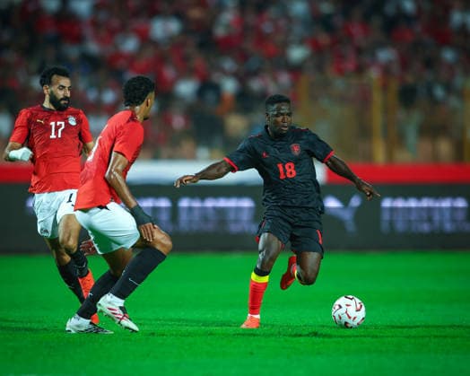 Egypt v Angola at the Africa Cup of Nations Qualifiers 2027 - Group B ZITO of Angola during the match between Egypt v Angola at the Africa Cup of Nations Qualifiers KE.TZ.UG 2027 Group B at Cairo International Stadium, Cairo, Egypt Cairo Cairo Egypt Copyright: xMohamedxTageldinx