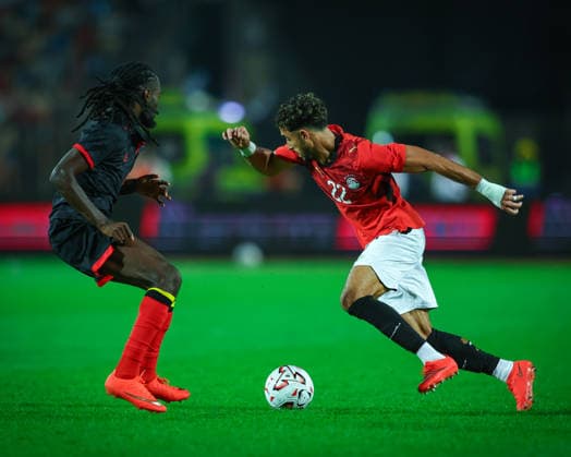 Egypt v Angola at the Africa Cup of Nations Qualifiers 2027 - Group B Omar Marmoush during the match between Egypt v Angola at the Africa Cup of Nations Qualifiers KE.TZ.UG 2027 Group B at Cairo International Stadium, Cairo, Egypt Cairo Cairo Egypt Copyright: xMohamedxTageldinx