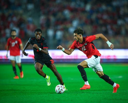 Egypt v Angola at the Africa Cup of Nations Qualifiers 2027 - Group B Omar Marmoush during the match between Egypt v Angola at the Africa Cup of Nations Qualifiers KE.TZ.UG 2027 Group B at Cairo International Stadium, Cairo, Egypt Cairo Cairo Egypt Copyright: xMohamedxTageldinx