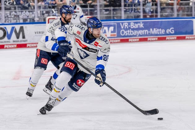 Daniel Pietta, ERC Ingolstadt, 86 (GER), Straubing Tigers vs. ERC Ingolstadt, ice hockey, DEL, 2026–2027 season, Matchday 3, September 25, 2026. Photo: HMB Media, Heike Feiner Copyright: HMBxMedia HeikexFeiner