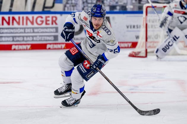 Alex Breton, ERC Ingolstadt, 75 (GER), Straubing Tigers vs. ERC Ingolstadt, ice hockey, DEL, 2026–2027 season, Matchday 3, September 25, 2026. Photo: HMB Media, Heike Feiner Copyright: HMBxMedia HeikexFeiner
