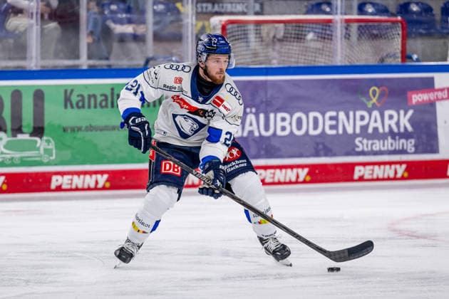 Nicolas Appendino, ERC Ingolstadt, 21 (GER), Straubing Tigers vs. ERC Ingolstadt, ice hockey, DEL, 2026–2027 season, Matchday 3, September 25, 2026. Photo: HMB Media, Heike Feiner Copyright: HMBxMedia HeikexFeiner
