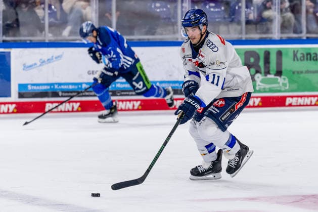 Kenny Agostino, ERC Ingolstadt, 11 (GER), Straubing Tigers vs. ERC Ingolstadt, ice hockey, DEL, 2026–2027 season, Matchday 3, September 25, 2026. Photo: HMB Media, Heike Feiner Copyright: HMBxMedia HeikexFeiner