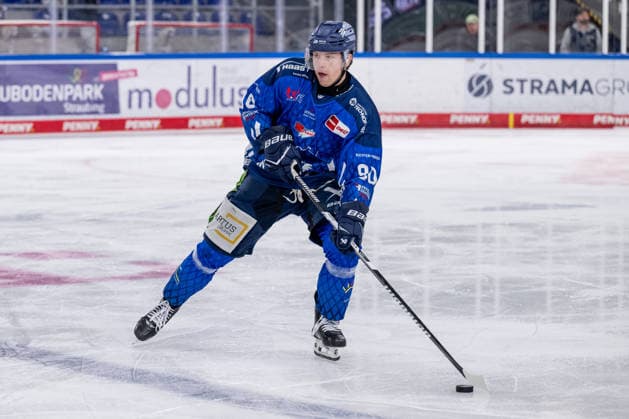 Filip Varejcka, Straubing Tigers, 90 GER, Straubing Tigers vs. ERC Ingolstadt, Ice Hockey, DEL, 2026–2027 Season, Matchday 3, September 25, 2026. Photo: HMB Media, Heike Feiner Copyright: HMBxMedia HeikexFeiner