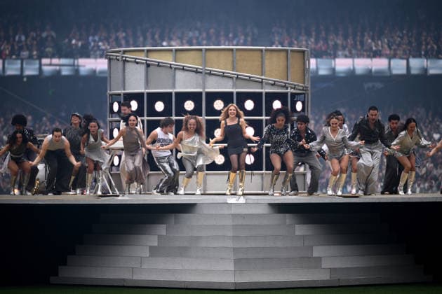 AFL GRAND FINAL, Kylie Minogue performs during the 2026 AFL Grand Final between the Brisbane Lions and the Fremantle Dockers at the Melbourne Cricket Ground in Melbourne, Saturday, September 26, 2026. ( NO ARCHIVING, EDITORIAL USE ONLY MELBOURNE VICTORIA Australia  Copyright: xJOELxCARRETTx 20260926177862930040