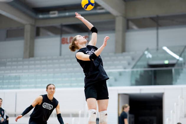 Exhibition Match: Schwarz Weiss Erfurt vs. VCO Dresden, Erfurt, September 25, 2026, Teresa Ziegenbalg 7, Schwarz Weiss Erfurt, Exhibition Match: Schwarz Weiss Erfurt vs. VCO Dresden, Riethsporthalle, Erfurt, September 25, 2026 Copyright: xBEAUTIFULxSPORTS Duehringx