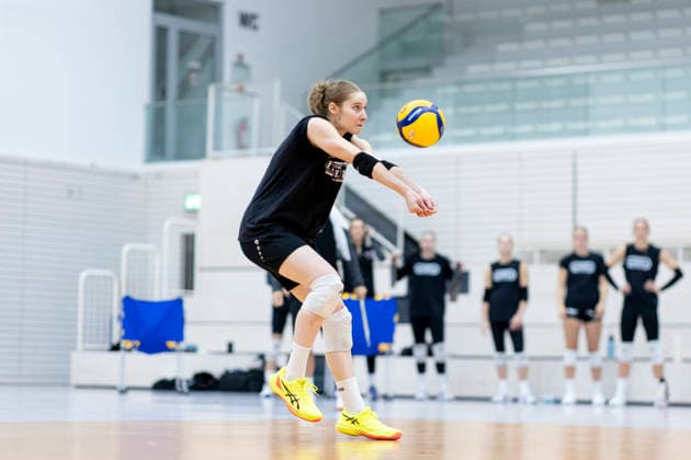 Exhibition Match: Schwarz Weiss Erfurt vs. VCO Dresden, Erfurt, September 25, 2026, Teresa Ziegenbalg 7, Schwarz Weiss Erfurt, Exhibition Match: Schwarz Weiss Erfurt vs. VCO Dresden, Riethsporthalle, Erfurt, September 25, 2026 Copyright: xBEAUTIFULxSPORTS Duehringx