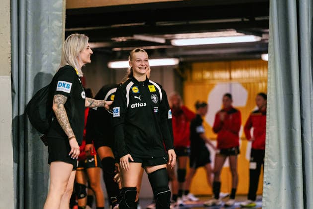 Jana Walther, Germany, age 44, before the game, Spain vs. Germany, handball, national team, women, friendly match, September 25, 2026; Spain vs. Germany, handball, national team, women, friendly match, September 25, 2026, Granollers Copyright: xEibner-Pressefoto LarsxNeumannx EP_LNN