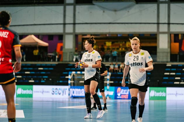 Emily Vogel Germany, 20, Spain vs. Germany, handball, national team, women, friendly match, September 25, 2026, Spain vs. Germany, handball, national team, women, friendly match, September 25, 2026, Granollers Copyright: xEibner-Pressefoto LarsxNeumannx EP_LNN
