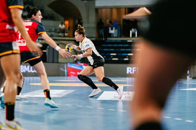 Emily Vogel Germany, 20, Spain vs. Germany, handball, national team, women, friendly match, September 25, 2026 Spain vs. Germany, handball, national team, women, friendly match, September 25, 2026 Granollers Copyright: xEibner-Pressefoto LarsxNeumannx EP_LNN