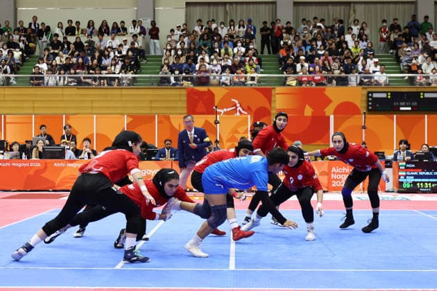 Asian Games 2026 Aichi-Nagoya, Japan The Indian women™s Kabaddi team won the gold medal at the Aichi-Nagoya 2026 Asian Games, defeating Iran in the final. Iran won silver, while Nepal and Chinese Taipei shared the bronze medals as the losing semi-finalists. Aichi, Nagoya Japan Copyright: xSeshadrixSukumarx