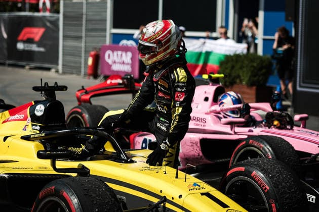 AUTO - FORMULA 2 2026 - BAKU CAMARA Rafael (bra), Invicta Racing, Dallara F2 2024, podium during the 12th round of the 2026 FIA Formula 2 Championship from September 24 to 26, 2026 on the Baku City Circuit, in Baku, Azerbaijan - BakuAzerbaijan  Copyright: xEricxAlonsox