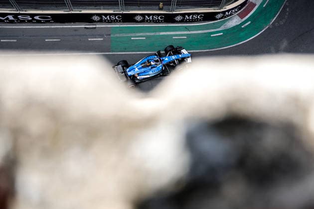 23 ALBON Alexander, Williams F1 Team FW48, action at the 2026 Formula 1 Azerbaijan Grand Prix, Round 15, Baku, during the 2026 Formula 1 Azerbaijan Grand Prix, the 15th round of the 2026 Formula One World Championship, held September 24–26, 2026, on the Baku City Circuit in Baku, Azerbaijan. Photo by Jiri Krenek, Active Pictures Azerbaijan