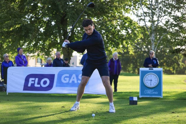 REPRO FREE *PRESS RELEASE NO REPRODUCTION FEE* EDITORIAL USE ONLY Flogas Irish Mixed Foursomes & Four-Ball, Westmanstown Golf Club, Dublin 26 9 2026 Cushendall™s Christy McLaughlin Christy McLaughlin 26 9 2026  Copyright: xx BK1_2208 copy