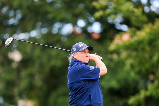 REPRO FREE *PRESS RELEASE NO REPRODUCTION FEE* EDITORIAL USE ONLY Flogas Irish Mixed Foursomes & Four-Ball, Westmanstown Golf Club, Dublin 26 9 2026 Whirlpool Mixed Four-Ball Ardee™s Catriona Cantwell Catriona Cantwell 26 9 2026  Copyright: xx BK1_7329 copy