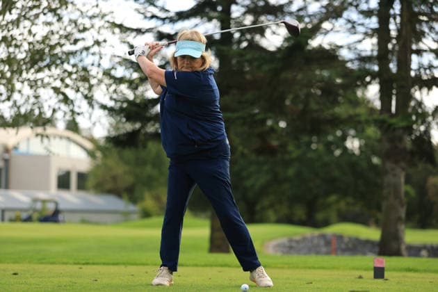 REPRO FREE *PRESS RELEASE NO REPRODUCTION FEE* EDITORIAL USE ONLY Flogas Irish Mixed Foursomes & Four-Ball, Westmanstown Golf Club, Dublin 26 9 2026 Whirlpool Mixed Four-Ball Ardee™s Alison Gough Alison Gough 26 9 2026  Copyright: xx BK1_3680 copy