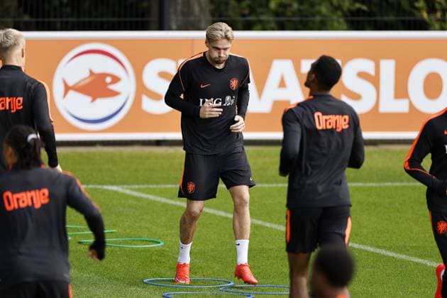 ZEIST - Kenneth Taylor during a training session in preparation for the Nations League matches against Greece and Serbia. BART STOUTJESDIJK ANP xVIxANPxSportx xxANPxIVx 570218484 originalFilename: 570218484.jpg