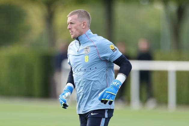 England MD-1 Training, Nations League Jordan Pickford of England during the England MD-1 training session ahead of the 2026 27 UEFA Nations League Group A3 match vs Spain, Tottenham Hotspur Training Ground, Enfield, England on 25 September 2026 Credit: Tiego Grenho Every Second Media Editorial use only. All images are copyright Every Second Media Limited. No images may be reproduced without prior permission. Copyright: xIMAGO EveryxSecondxMediax ESM-2188-0060 TiegoxGrenhox xEveryxSecondxMediax