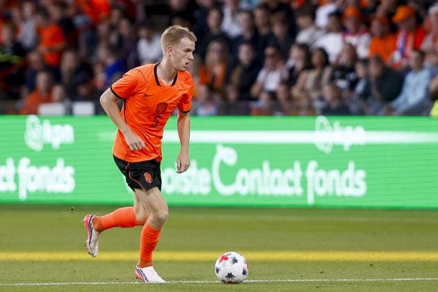 DEVENTER , 25-09-2026 , Stadium De Adelaarshorst , season 2026 2027 , EURO U-21 Qualification football . match between Netherlands U-21 and Norway U-21, FINAL RESULT 0-0, Picture shows Netherlands U21, U 21 player Mats Rots Netherlands U21 - Norway U21  x207587676x Copyright: