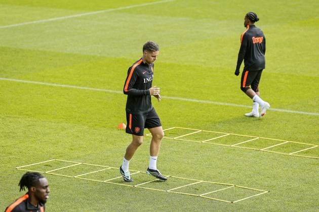 ZEIST - Joey Veerman of the Netherlands during a training session in preparation for the Nations League matches against Greece and Serbia. BART STOUTJESDIJK ANP xVIxANPxSportx xxANPxIVx 570219242 originalFilename: 570219242.jpg