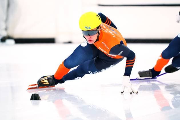 2026-09-26 - Shorttrack Trials World Tour HEERENVEEN, NETHERLANDS - SEPTEMBER 26: Jens van t Wout of Netherlands during the Shorttrack Trials World Tour at Thialf on September 26, 2026 in Heerenveen, Netherlands. Heerenveen Thialf Netherlands Content not available for redistribution in The Netherlands directly or indirectly through any third parties. Copyright: xAndrexWeeningx