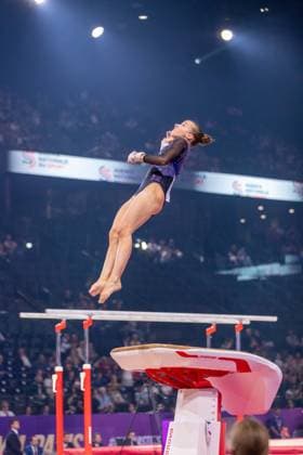 September 26, 2026, Paris, Paris, France: September 26, 2026, Paris, France: Emily Roper of Great Britain during the qualifier of the vault at Gym Paris inside the AccorArena. Paris France - ZUMAp284 20260926_zip_p284_004 Copyright: xMickaelxPintax