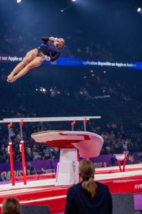 September 26, 2026, Paris, Paris, France: September 26, 2026, Paris, France: Emily Roper of Great Britain during the qualifier of the vault at Gym Paris inside the AccorArena. France News - September 26, 2026  - ZUMAp284 20260926_zip_p284_006 Copyright: xMickaelxPintax