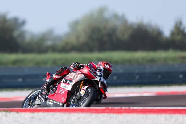 SBK Round 10 EICMA Italian Round (Free Practice 3) in San Martino del Lago, Italy - 26 Sep 2026 Iker Lecuona of Aruba.it Racing - Ducati with Ducati Panigale V4R seen during Free Practice 3 of SBK Round 10 EICMA Italian Round. San Martino del Lago Italy Copyright: xFabrizioxCarabellix xSOPAxImagesx Fabrizio-Carabelli-1453932