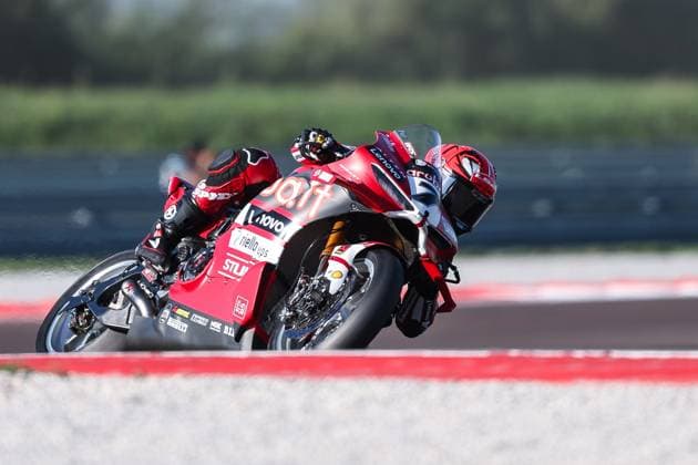 SBK Round 10 EICMA Italian Round (Free Practice 3) in San Martino del Lago, Italy - 26 Sep 2026 Iker Lecuona of Aruba.it Racing - Ducati with Ducati Panigale V4R seen during Free Practice 3 of SBK Round 10 EICMA Italian Round. San Martino del Lago Italy Copyright: xFabrizioxCarabellix xSOPAxImagesx Fabrizio-Carabelli-1453938