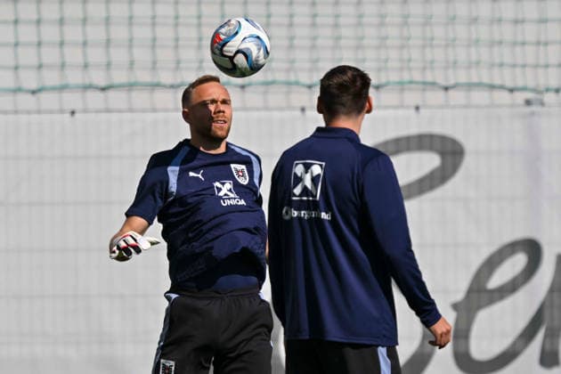 SOCCER - NL, AUT vs KOS VIENNA,AUSTRIA,26.SEP.26 - SOCCER - UEFA Nations League, group stage, OEFB international match, Länderspiel, Nationalmannschaft Austria vs Kosovo, preview, training team AUT. Image shows Alexander Schlager (AUT).  GEPAxpictures xAvnixRetkoceri