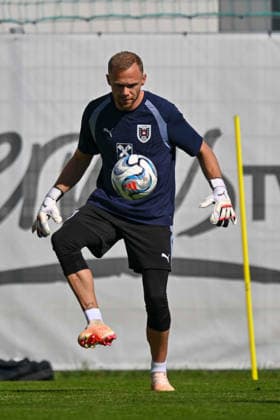 SOCCER - NL, AUT vs KOS VIENNA,AUSTRIA,26.SEP.26 - SOCCER - UEFA Nations League, group stage, OEFB international match, Länderspiel, Nationalmannschaft Austria vs Kosovo, preview, training team AUT. Image shows Alexander Schlager (AUT).  GEPAxpictures xAvnixRetkoceri
