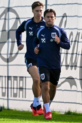 SOCCER - NL, AUT vs KOS VIENNA,AUSTRIA,26.SEP.26 - SOCCER - UEFA Nations League, group stage, OEFB international match, Länderspiel, Nationalmannschaft Austria vs Kosovo, preview, training team AUT. Image shows Sascha Horvath (AUT).  GEPAxpictures xAvnixRetkoceri