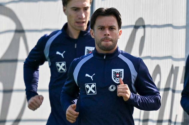 SOCCER - NL, AUT vs KOS VIENNA,AUSTRIA,26.SEP.26 - SOCCER - UEFA Nations League, group stage, OEFB international match, Länderspiel, Nationalmannschaft Austria vs Kosovo, preview, training team AUT. Image shows Sascha Horvath (AUT).  GEPAxpictures xAvnixRetkoceri