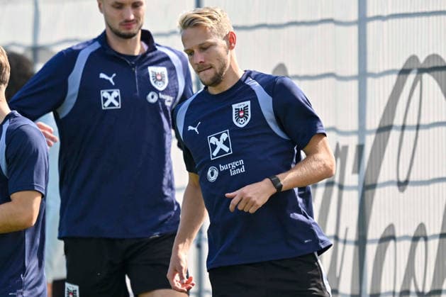 SOCCER - NL, AUT vs KOS VIENNA,AUSTRIA,26.SEP.26 - SOCCER - UEFA Nations League, group stage, OEFB international match, Länderspiel, Nationalmannschaft Austria vs Kosovo, preview, training team AUT. Image shows Marco Gruell (AUT).  GEPAxpictures xAvnixRetkoceri