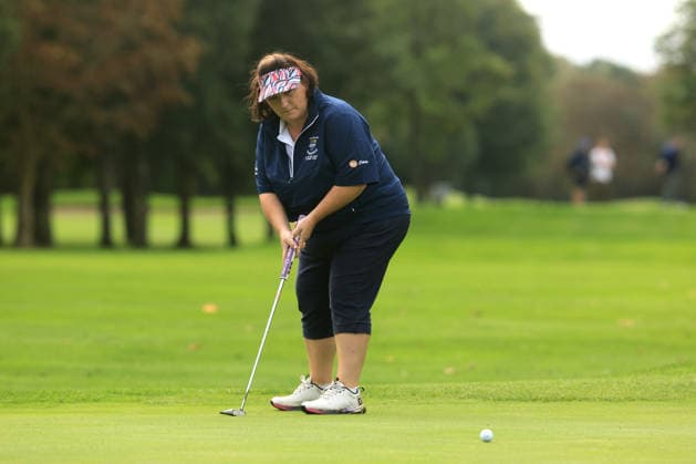REPRO FREE *PRESS RELEASE NO REPRODUCTION FEE* EDITORIAL USE ONLY Flogas Irish Mixed Foursomes & Four-Ball, Westmanstown Golf Club, Dublin 26 9 2026 Adree™s Aoife Caffery Aoife Caffery 26 9 2026  Copyright: xx BK1_7711 copy