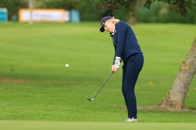 REPRO FREE *PRESS RELEASE NO REPRODUCTION FEE* EDITORIAL USE ONLY Flogas Irish Mixed Foursomes & Four-Ball, Westmanstown Golf Club, Dublin 26 9 2026 Ardee™s Catherine Commins Catherine Commins 26 9 2026  Copyright: xx BK1_7843 copy