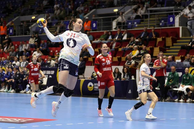 EHF Euro Cup Handball Semifinal: Norway vs. Hungary, Bucharest, Romania 20260926 Ingvild Bakkerud during the semifinal against Hungary Handball EHF Euro Cup Semifinal Norway vs. Hungary Photo by Nikola Krstic, NTB, Bucharest, Romania EDITORIAL USE ONLY RESTRICTED USE FOR BETTING COMPANIES  Copyright: xNTBx