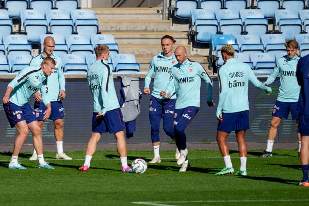 National Soccer Team Training in Oslo 20260926 Erling Braut Haaland and the rest of the national team are training at Ullevaal Stadium on the day of the match against Portugal. Photo: Javad Parsa, NTB, Oslo, Norway. EDITORIAL USE ONLY. RESTRICTED USE FOR BETTING COMPANIES.  Copyright: xJavadxParsax xNTBx