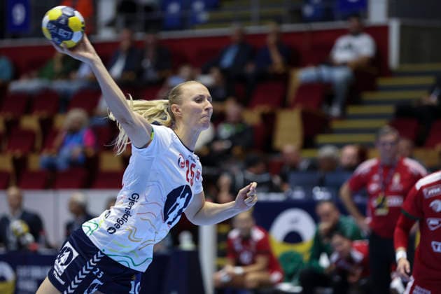 EHF Euro Cup Handball Semifinal: Norway vs. Hungary, Bucharest, Romania 20260926 Henny Ella Reistad during the semifinal against Hungary Handball EHF Euro Cup Semifinal Norway vs. Hungary Photo by Nikola Krstic, NTB, Bucharest, Romania EDITORIAL USE ONLY RESTRICTED USE FOR BETTING COMPANIES  Copyright: xNTBx