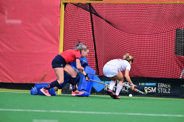 Hockey, Women s, 1st Bundesliga, BHC Berliner HC, September 26, 2026, Manuela Ghigliotti, BHC ties the game at 1-1 in Bremen, Bremen, Germany AK9_9571
