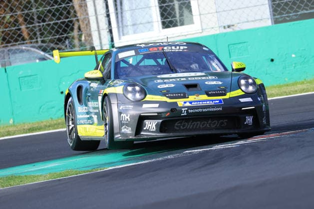 IPA88992653 - INTERNATIONAL GT OPEN 500 - at the Autodromo Nazionale Monza on September 26, 2026, in Monza - Qualifying 1: 001 GT OPEN CUP FAEMS Team by Ebimotors - ITA Matteo Luvisi - ITA Pietro Delli Guanti - Porsche 992 GT3 Cup SILVER  Copyright: xLucianoxMariaxBisi IPAxSportx xx IPA88992653