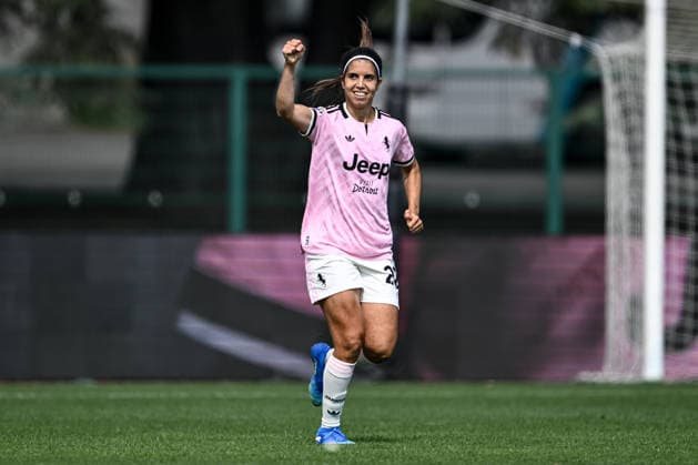 Cm Biella 26 09 2026 - campionato di calcio serie A femminile Juventus-Napoli foto Cristiano Mazzi Image nella foto: esultanza gol Alba Redondo 
