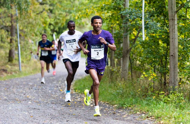 September 26, 2026: Ebba Thulu Chala of Sweden in the lead during the 30-km Lidingöloppet on September 26, 2026, in Lidingö  Copyright: PETERxHOLGERSSON BB260926PH018