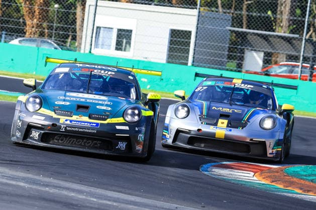 IPA88992659 - INTERNATIONAL GT OPEN 500 - at the Autodromo Nazionale Monza on September 26, 2026, in Monza - Qualifying 1 001 GT OPEN CUP FAEMS Team by Ebimotors - ITA Matteo Luvisi - ITA Pietro Delli Guanti - Porsche 992 GT3 Cup SILVER  Copyright: xLucianoxMariaxBisi IPAxSportx xx IPA88992659