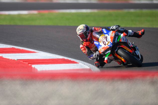 September 26, 2026, Cremona, Italy: Alberto SURRA (ITA) riding for Motocorsa Racing at turn 12 during Free Practice session 3 of the 2026 WorldSBK EICMA ITALIAN ROUND at Cremona Circuit Angelo Bergamonti in Cremona (Italy), 10th round of the 2026 WorldSBK season..Credit: ZUMA Press WorldSBK 2026: EICMA ITALIAN ROUND: Practice  - ZUMAr158 20260926_aap_r158_010 Copyright: xRiccardoxRighettix
