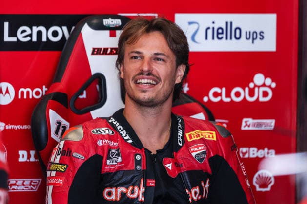 MOTORSPORTS - SuperBike - Italian Round Photo by IPA ABACAPRESS.COM88992488 - Nicolo Bulega of Aruba.it Racing - Ducati, riding a Ducati Panigale V4R, looks on from the pit lane during Round 10 of the SBK EICMA Italian Round. Cremona Italy  Copyright: xIPAxSport ABACAx