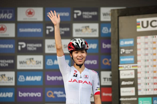 2026 UCI Road World Championships Picture by Alex Whitehead SWpix.com - 26 09 2026 - Cycling - 2026 UCI Road World Championships - MontrÃ al, Canada - Women Elite Road Race - Japan - Karin Abe (Japan) MontrÃ al Avenue du Parc Canada Copyright: x xSWpix.comx(t axPhotographyxHubxLtd)xAlexxWhitehead SWpix.comx SWP-3521-3893