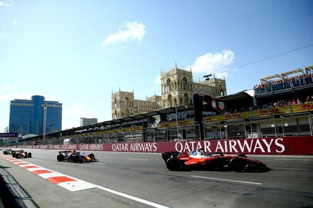 Azerbaijan Grand Prix 2026 BAKU, AZERBAIJAN - SEPTEMBER 26 : A general view from the Azerbaijan Grand Prix, the 15th round of the Formula 1 World Championship, WM, Weltmeisterschaft in Baku, Azerbaijan on September 26, 2026. Resul Rehimov Anadolu Baku Azerbaijan. Editorial use only. Please get in touch for any other usage.  Copyright: x2026xAnadoluxResulxRehimovx